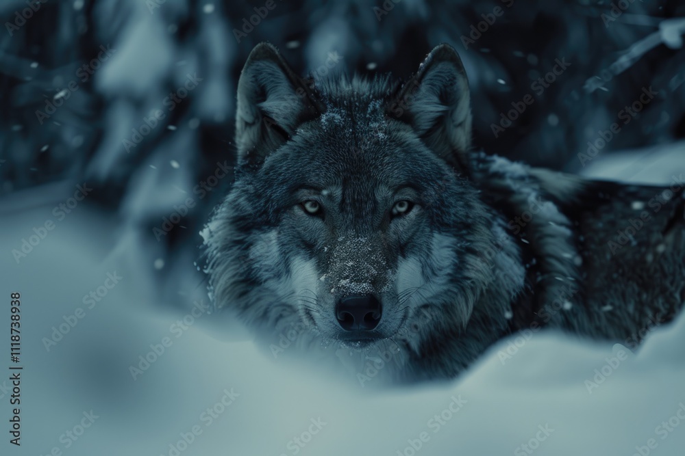 wolf Dark grey wolf in winter wolf wolf Dark grey wolf in winter wolf