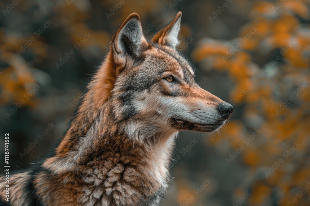 Obraz premium Mexican Wolf Portrait