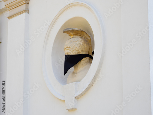 detail of a church door