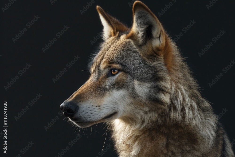 wolf Portrait of an European grey wolf Canis lupus lupus isolated wolf wolf Portrait of an European grey wolf Canis lupus lupus isolated wolf