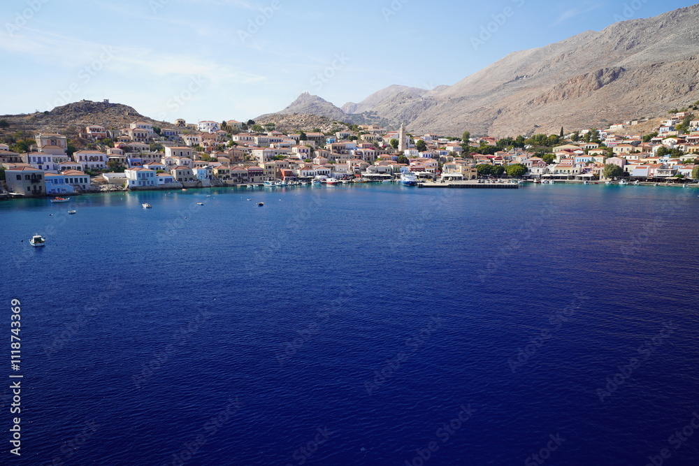shoreline of some greek island shoreline of some greek island