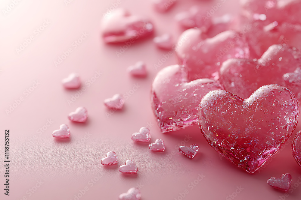 A soft pink gradient Valentine’s Day background with delicate floating hearts, leaving the center open for text, perfect for romantic designs or messages.
A soft pink gradient Valentine’s Day background with delicate floating hearts, leaving the center open for text, perfect for romantic designs or messages.