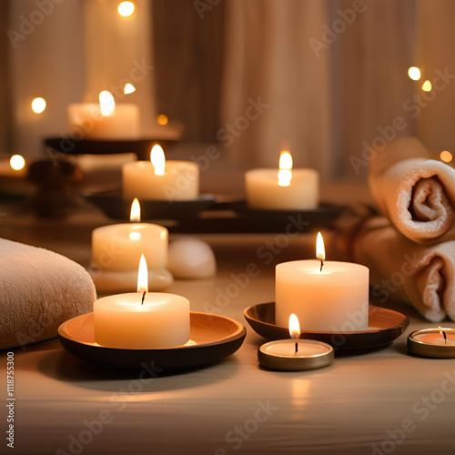 candles on the table