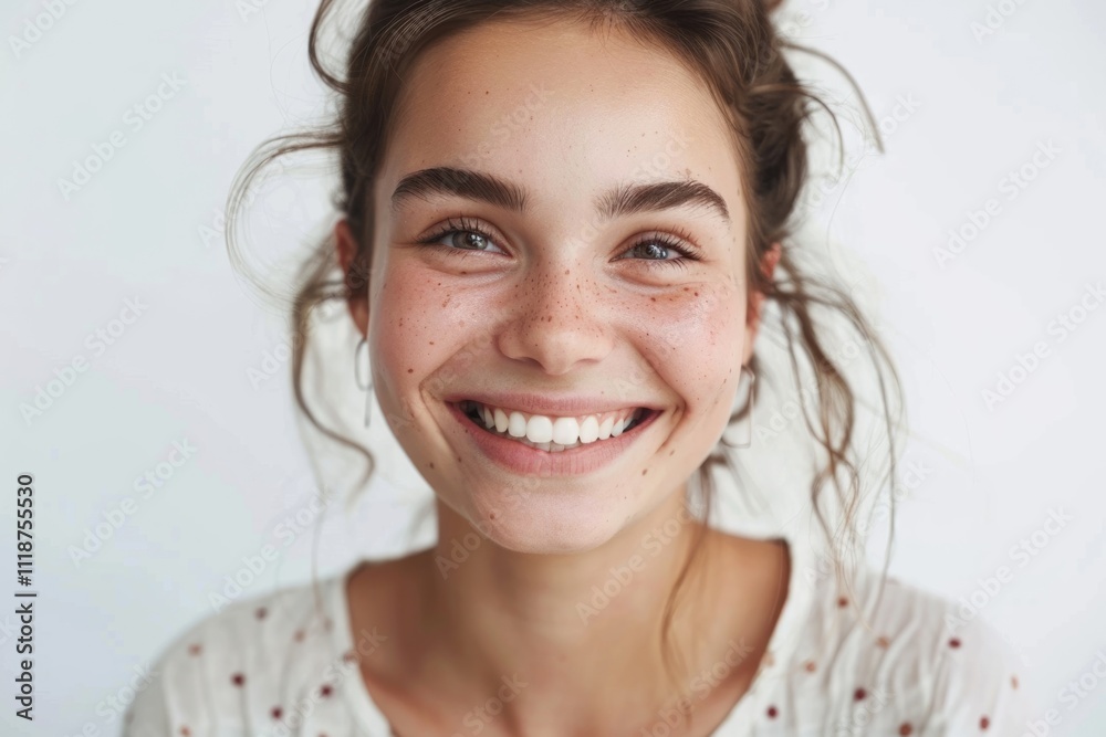 portrait of a happy beautiful girl portrait of a happy beautiful girl