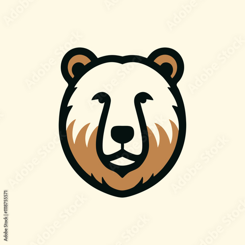 cute panda vector logo design