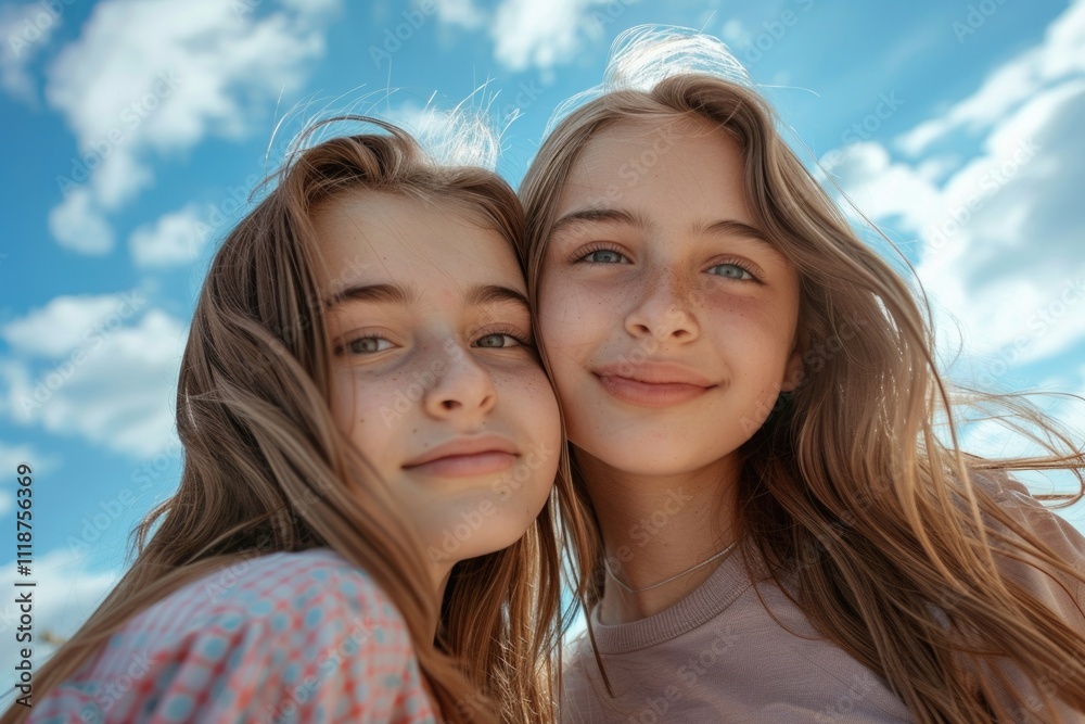 Obraz premium portrait of a happy beautiful girl