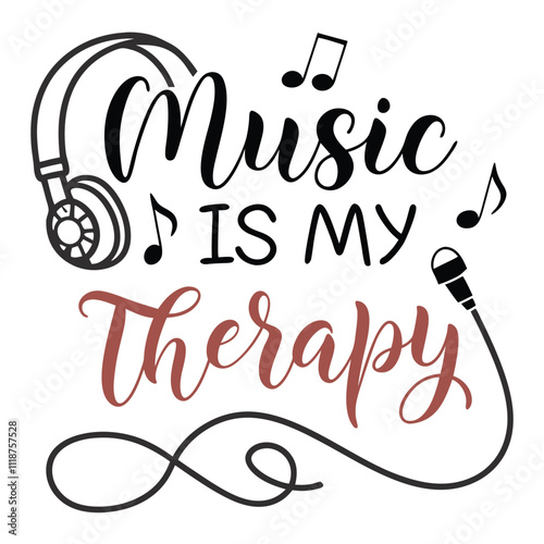 a poster that says music is my therapy, a poster for music is my therapy is my therapy, a black background with a quote that says music my therapy is my therapy.