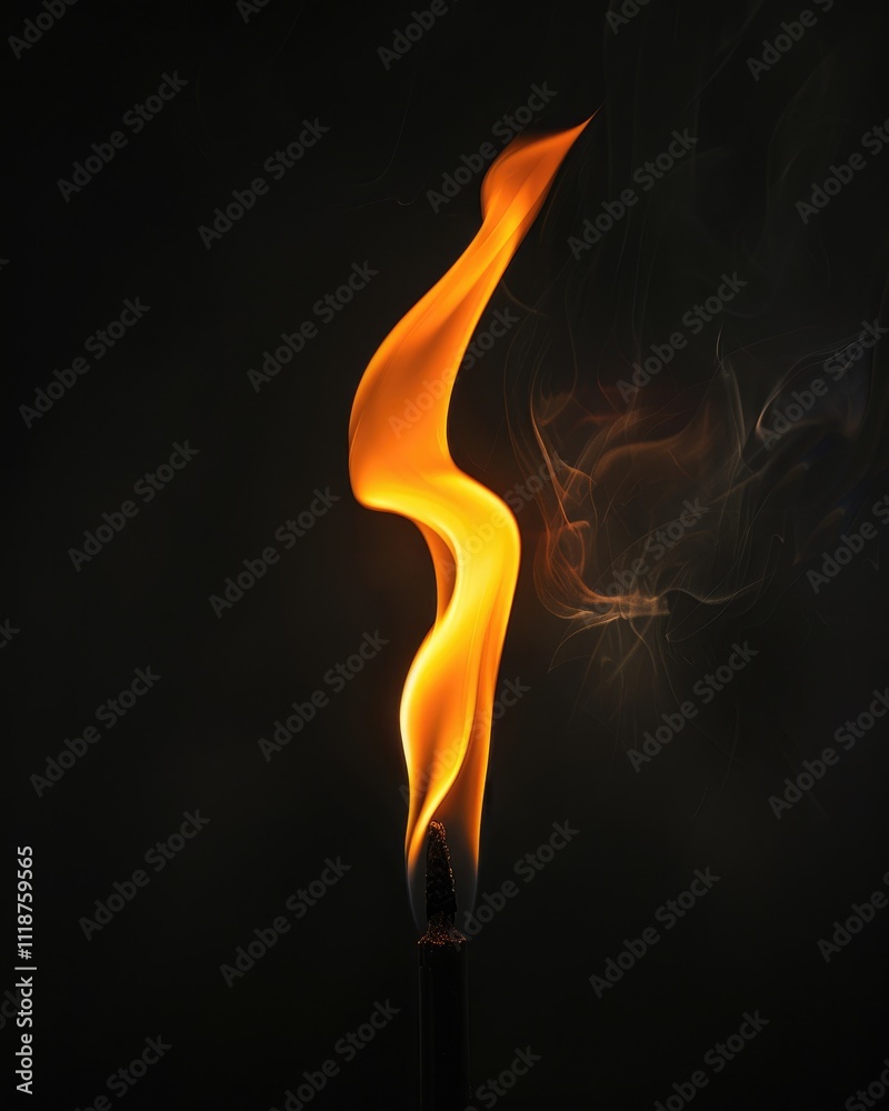 Stunning burning fire wallpaper background in dark night with black background ai generated Stunning burning fire wallpaper background in dark night with black background ai generated