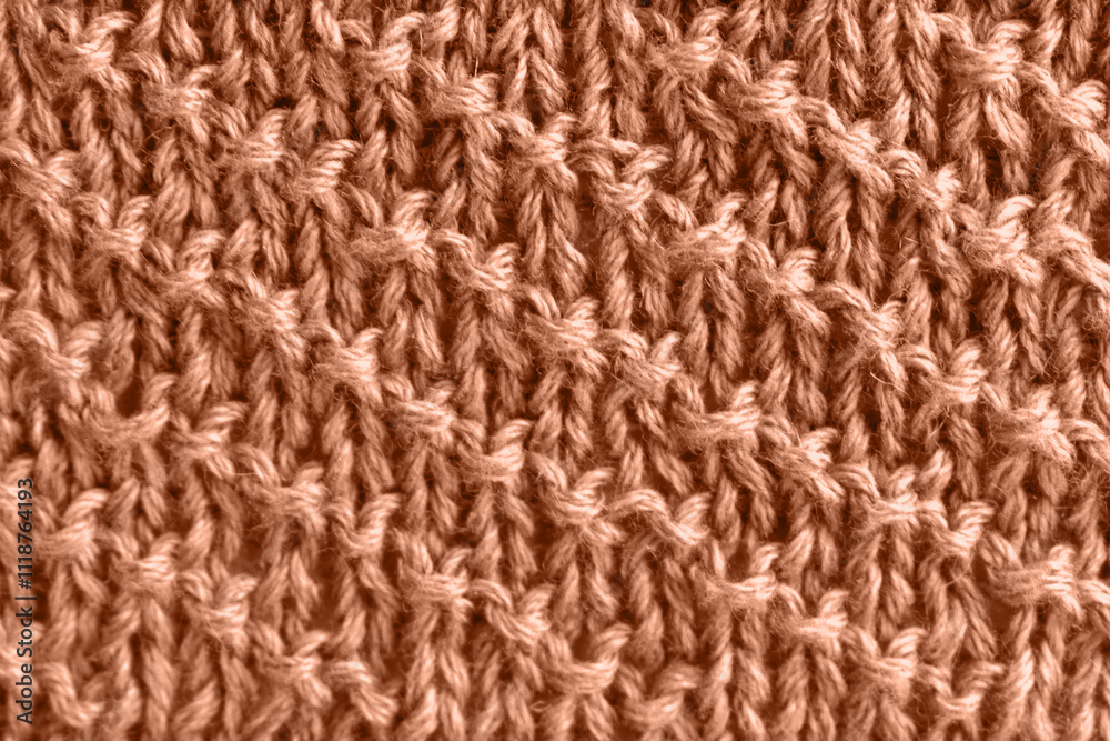 Mocha wool jersey with diagonal stripes. Color 2025 Mocha wool jersey with diagonal stripes. Color 2025