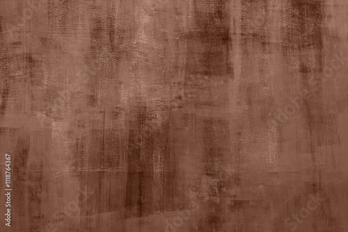 Fashionable color of 2025 - mocha mousse grungy background with old cement texture