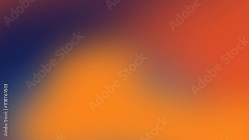 Abstract backdrop blurred navy orange light blue soft gradient. background moving of multicolor slow motion background