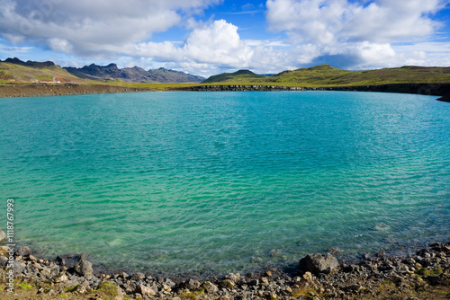 Gígvatnsvatn lake on the Re...