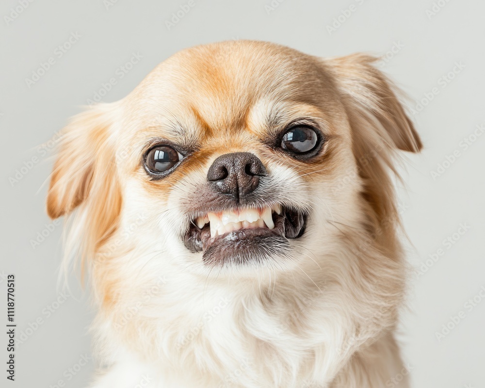 Hilarious Dog Expressions: Displeased, Confused, and Adorable Reactions Against a Clean White Backdrop Hilarious Dog Expressions: Displeased, Confused, and Adorable Reactions Against a Clean White Backdrop