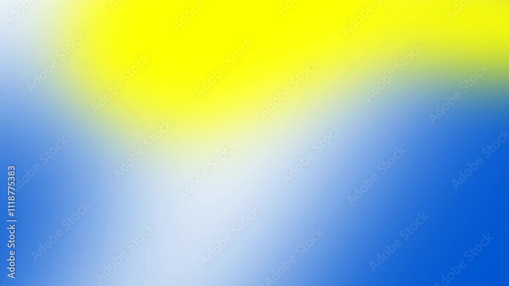 Abstract backdrop blurred yellow blue white soft gradient. background moving of multicolor slow motion background