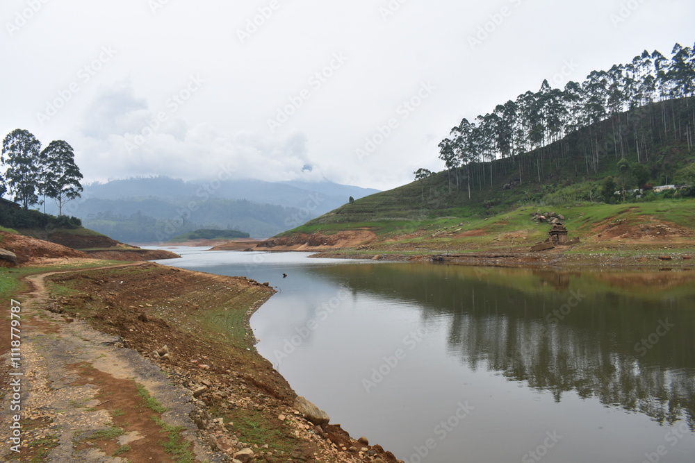 lake in the mountains