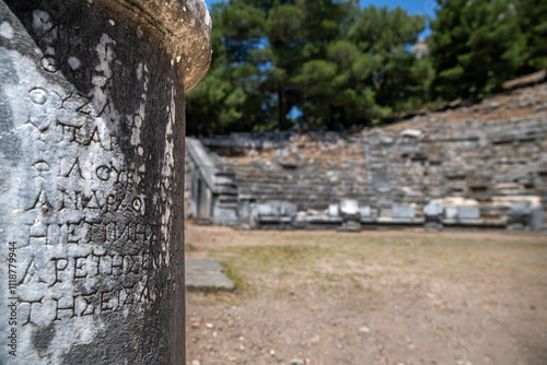 Priene is an Ionian (Ancient Greek) city founded in Aydın Soke, approximately 100 km away from Selcuk-Ephesus.