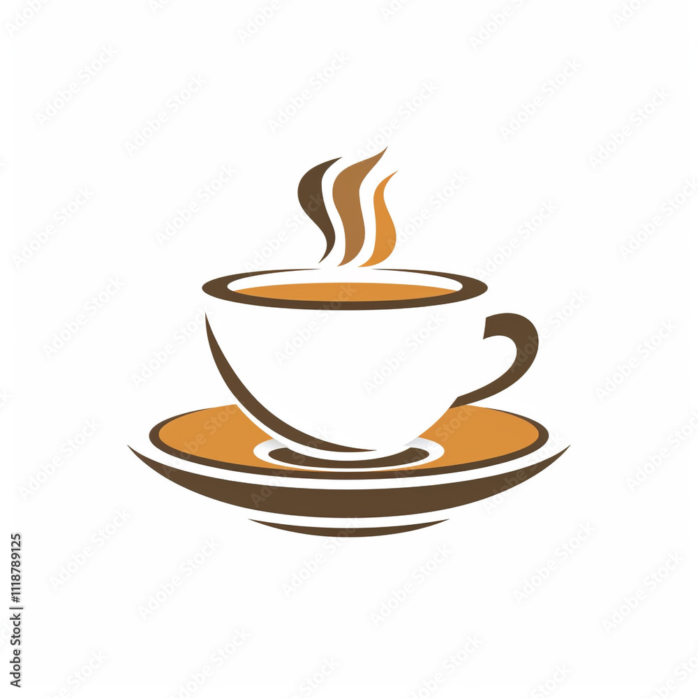 Logo Glass of coffee Logo Glass of coffee