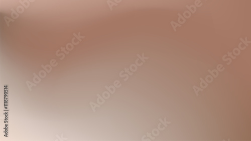 Mocha Mousse. Elegance soft brown gradient background on trendy color 2025. Horizontal banner for presentation, branding, social media and websites, cover, branding. Vector digital illustration