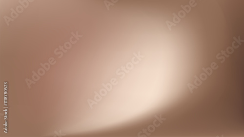 Mocha Mousse. Elegance soft brown gradient background on trendy color 2025. Horizontal banner for presentation, branding, social media and websites, cover, branding. Vector digital illustration