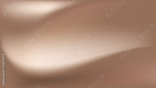Mocha Mousse. Elegance soft brown gradient background on trendy color 2025. Horizontal banner for presentation, branding, social media and websites, cover, branding. Vector digital illustration