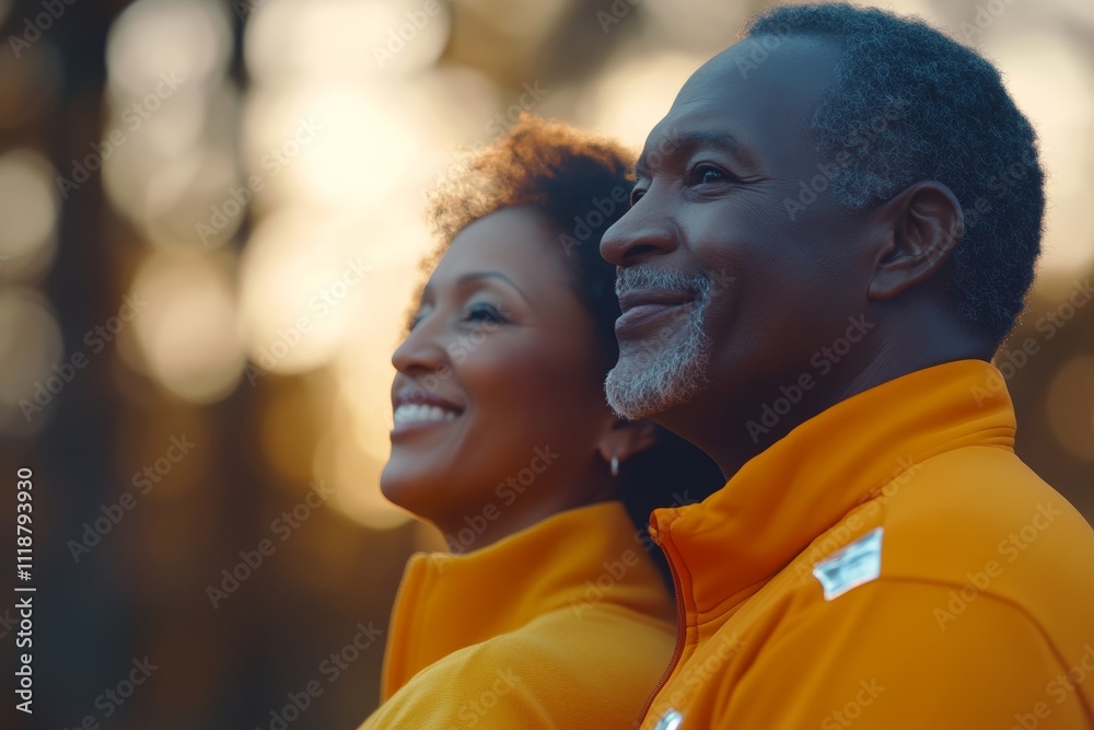A man and woman are smiling at the camera A man and woman are smiling at the camera