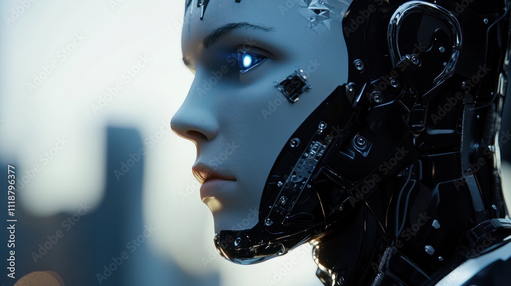 Interact with AI artificial intelligence brain processor in concept of AI artificial intelligence engineering, big data and AI machine learning to use generative AI for business support. LLMs