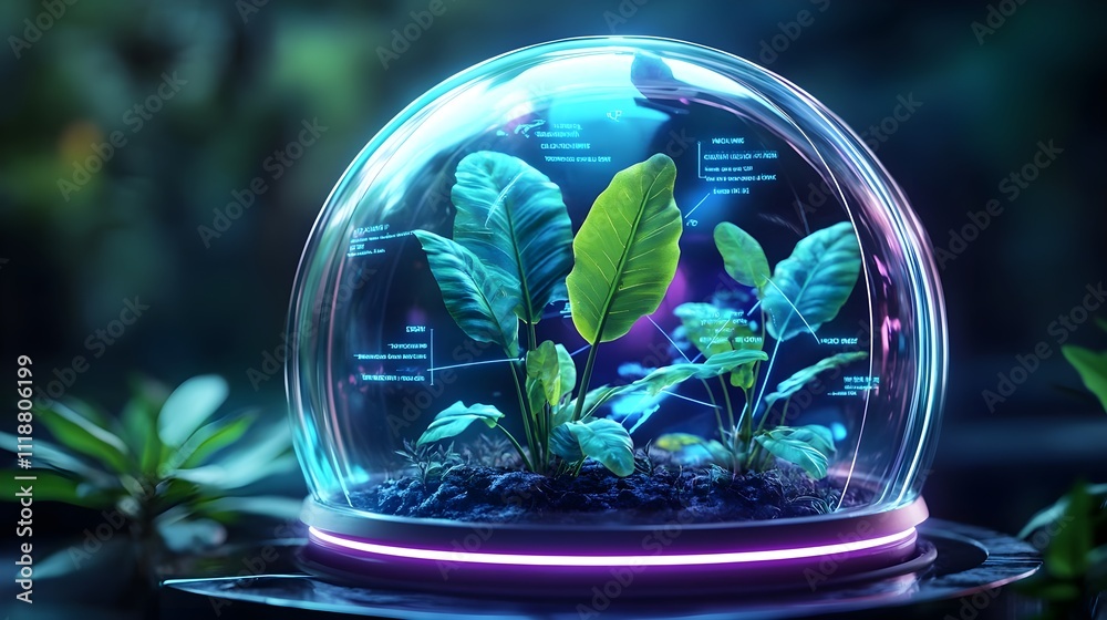 Futuristic Plant Growth Technology