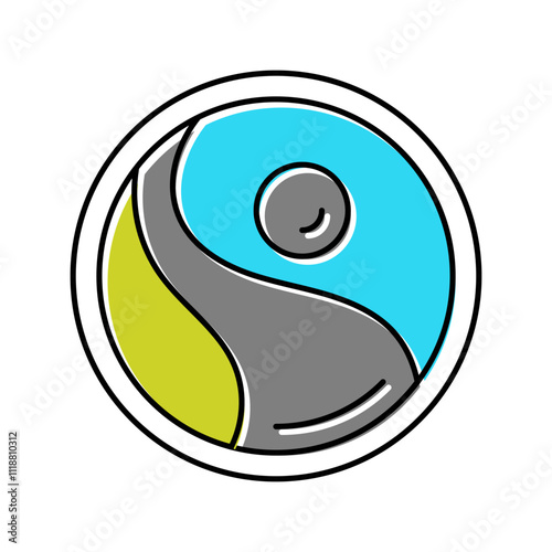fair trade product label warning color icon vector. fair trade product label warning sign. isolated symbol illustration