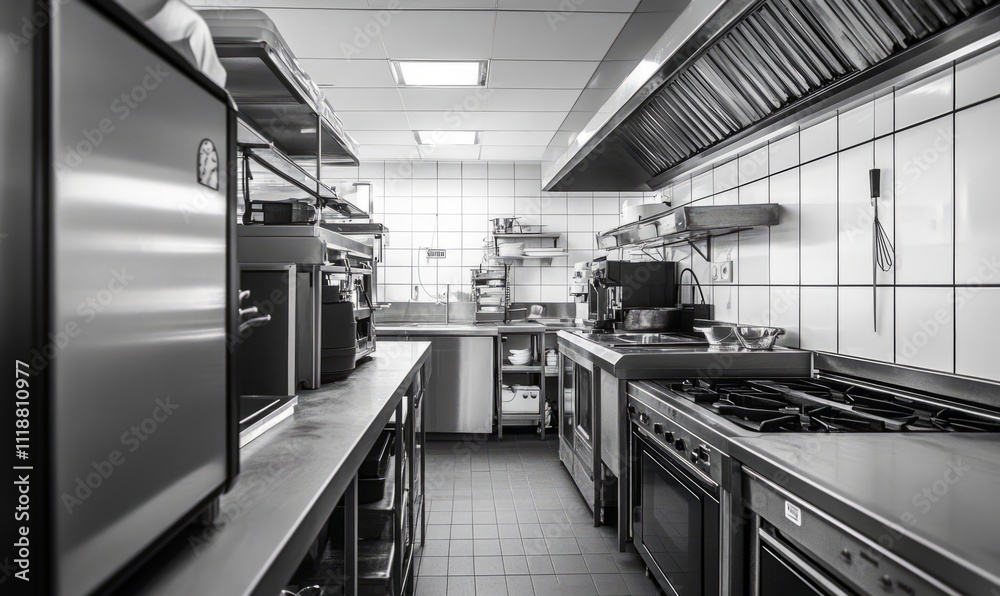 Modern Commercial Kitchen Interior Modern Commercial Kitchen Interior
