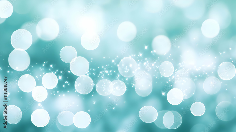 A soft, blurred background with shimmering bokeh lights in shades of teal and white. A soft, blurred background with shimmering bokeh lights in shades of teal and white.