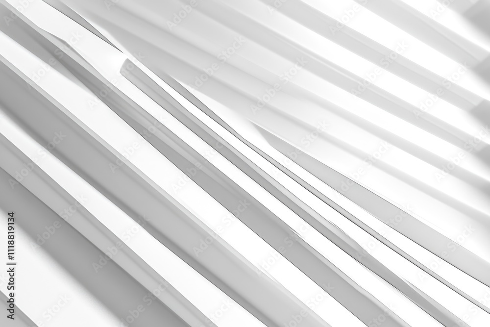 Fototapeta premium Aesthetically pleasing 3D abstract wavy shapes in a modern minimalistic style with a subtle motion blur effect that creates a sense of depth and texture.