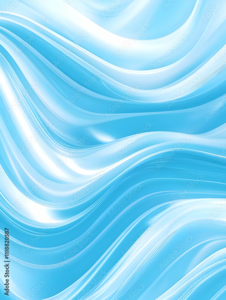Smooth, flowing blue waves create a calming abstract background. Smooth, flowing blue waves create a calming abstract background.