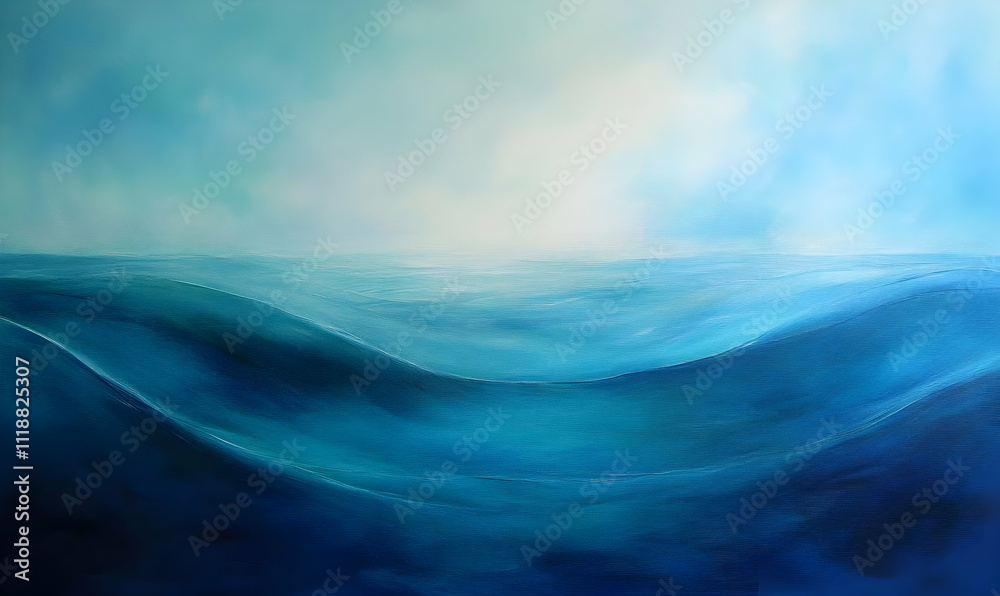 A serene ocean landscape with gentle waves and a calming blue gradient. A serene ocean landscape with gentle waves and a calming blue gradient.