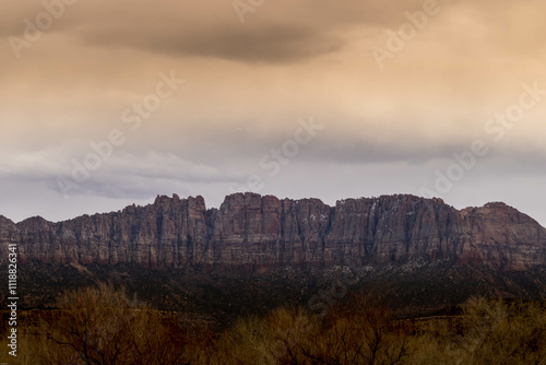 sunrise in the mountains