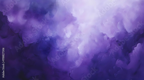 A soft, abstract depiction of purple clouds blending seamlessly in a dreamy atmosphere.