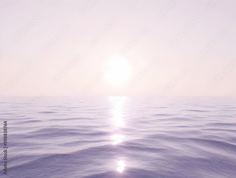 A serene ocean view at sunset, showcasing calm waters and soft hues. A serene ocean view at sunset, showcasing calm waters and soft hues.