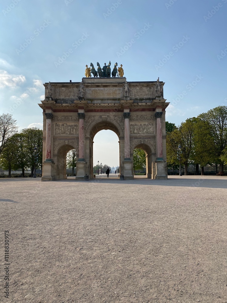 Obraz premium Paris City of Lights Empty