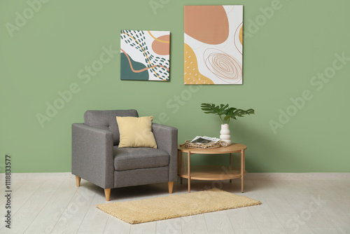 Modern living room interior...
