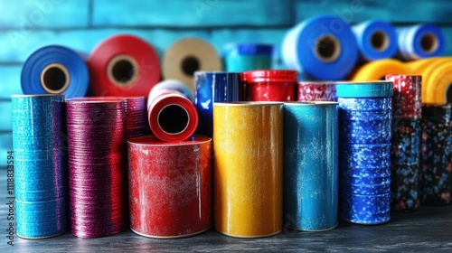 Crafting Supplies Mod Podge All-in-one glue sealer and finish for decoupage and collage projects Isolated solo on plain background One main object photo