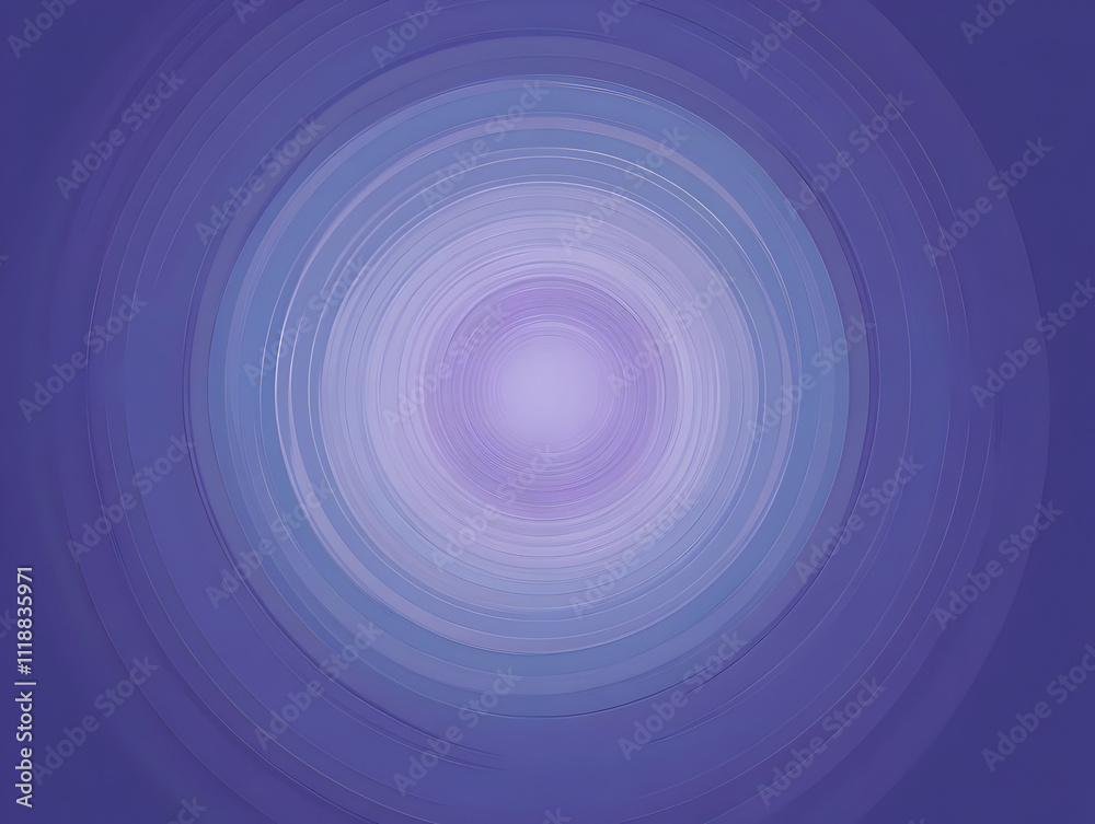 Abstract circular design with soft purple tones radiating from a central point.