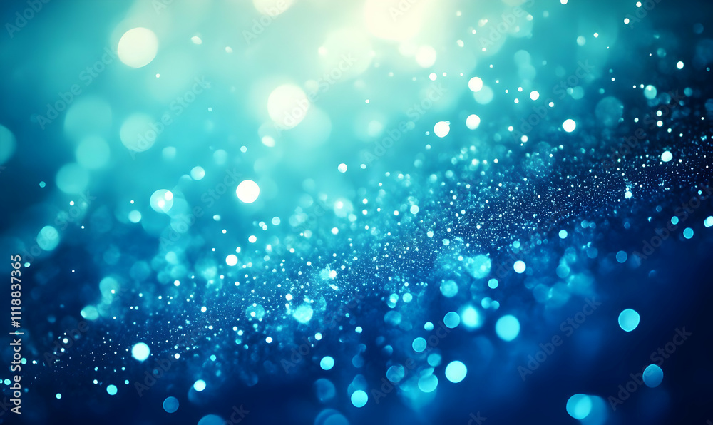A shimmering blue background with bokeh effects, ideal for designs and digital projects. A shimmering blue background with bokeh effects, ideal for designs and digital projects.