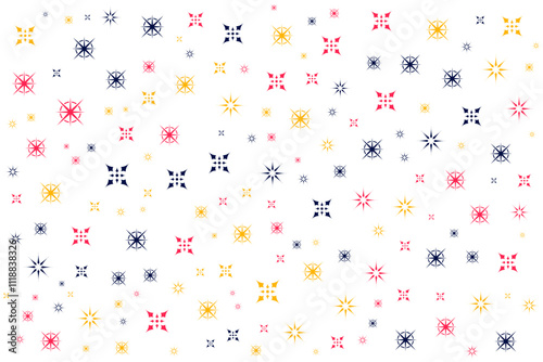 Wallpaper Mural pattern flat retro background wallpaper abstract Torontodigital.ca