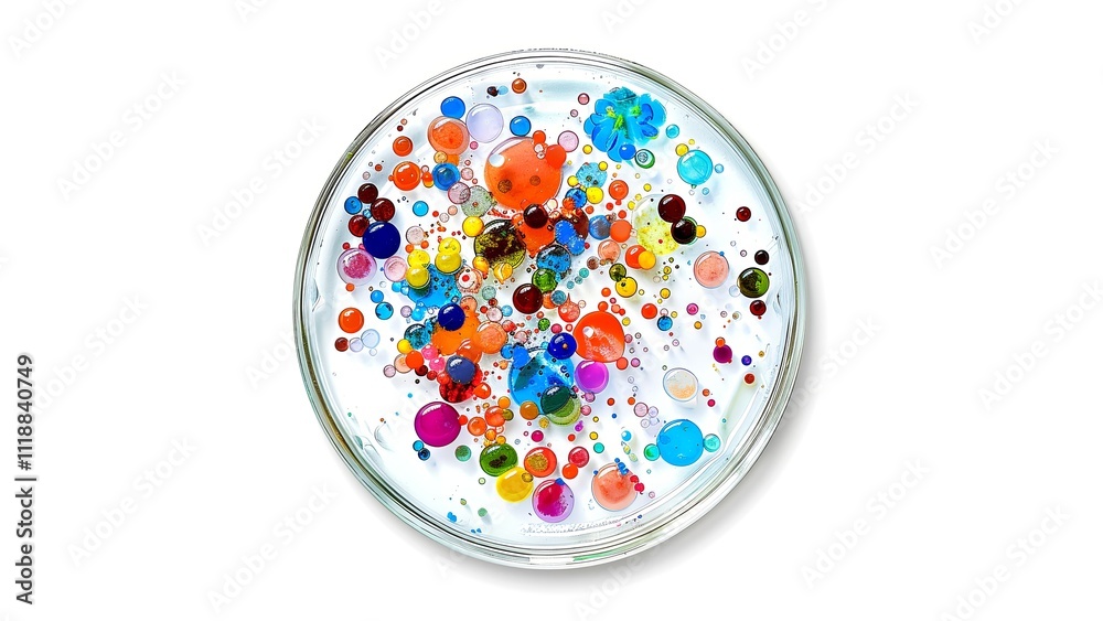 Petri dish close-up. The concept of laboratory research. Petri dish background. Deep shadows. Laboratory. Petri dishes. Top view. Space for copying text. Generate AI. Petri dish close-up. The concept of laboratory research. Petri dish background. Deep shadows. Laboratory. Petri dishes. Top view. Space for copying text. Generate AI.