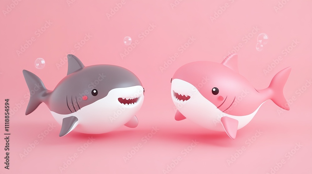 Cute Little Shark - Adorable and Playful Cute Little Shark - Adorable and Playful