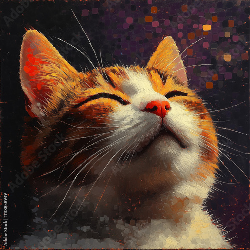 cat on the window
