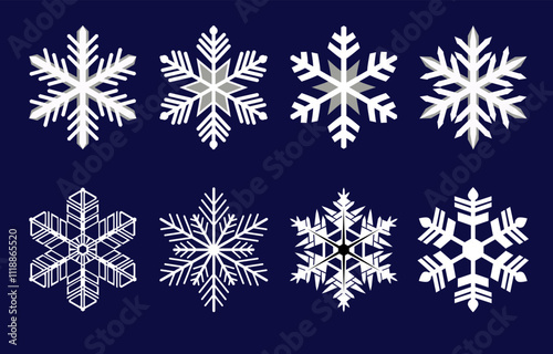 christmas snow graphic