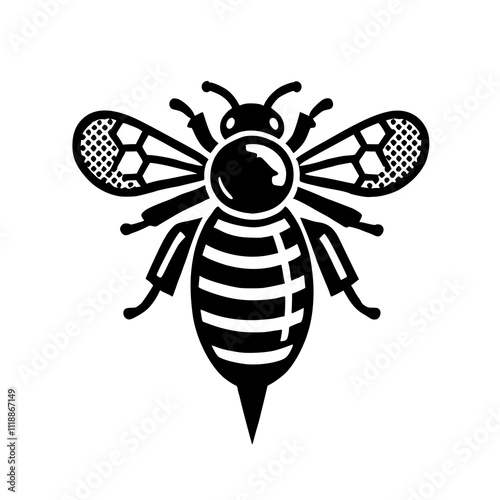 Vector of bee. Suitable for those of you who want to create marketing content about bee products.