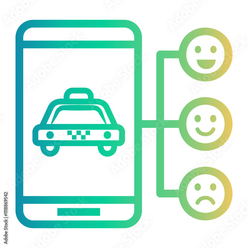 feedback Line Gradient Icon