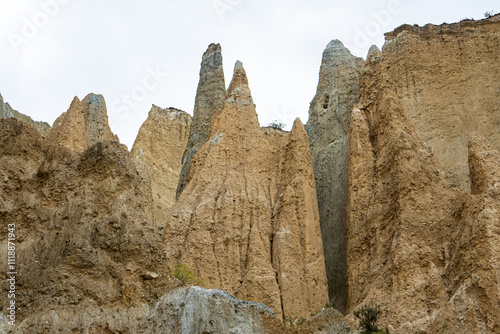 Clay cliffs in omarama new zealand natural beauty geological interest 