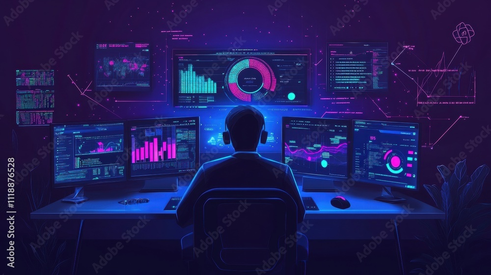 Data Analyst at Work, Cybersecurity Monitoring, System Administr Data Analyst at Work, Cybersecurity Monitoring, System Administr
